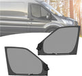 Magnetic Van Window Bug Screens, 2pcs Universal Caravan Front Door Bug Screen Breathable Truck Side Window Breathable Mesh Net for Ram Promaster, Sprinter, Metris and Other Vans