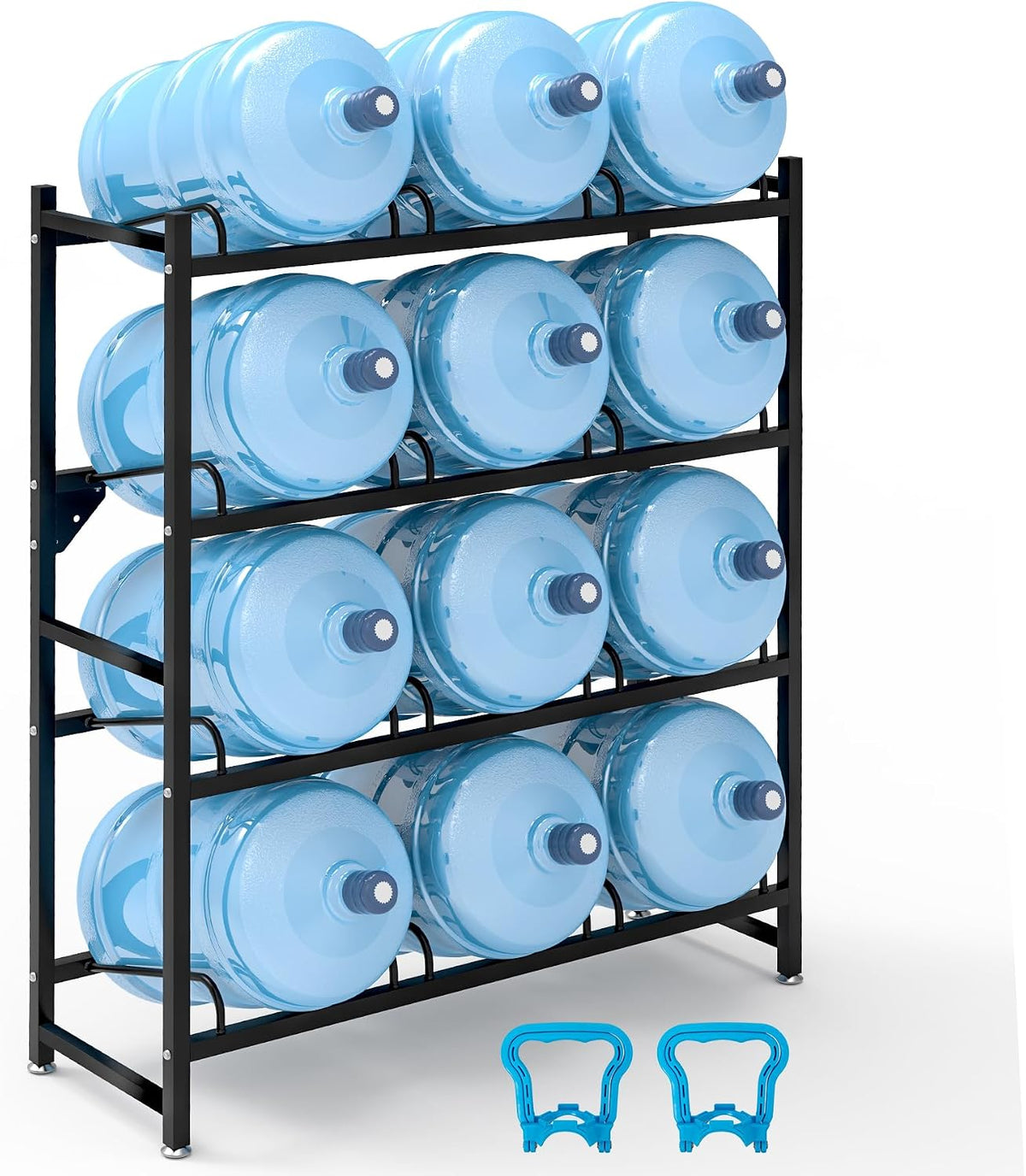 12-tray 5 gallon water jug holder，4-tier water jug, main product view