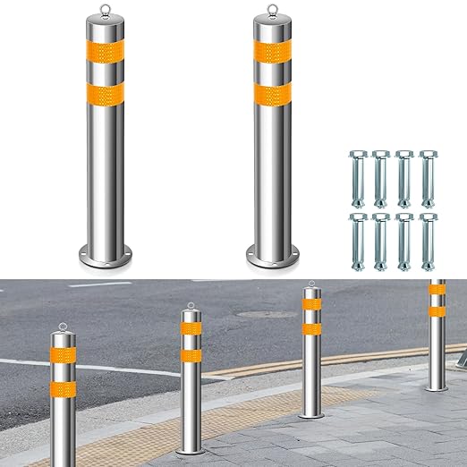 31.5 Inch Stainless Steel Bollard Post by Yaocom