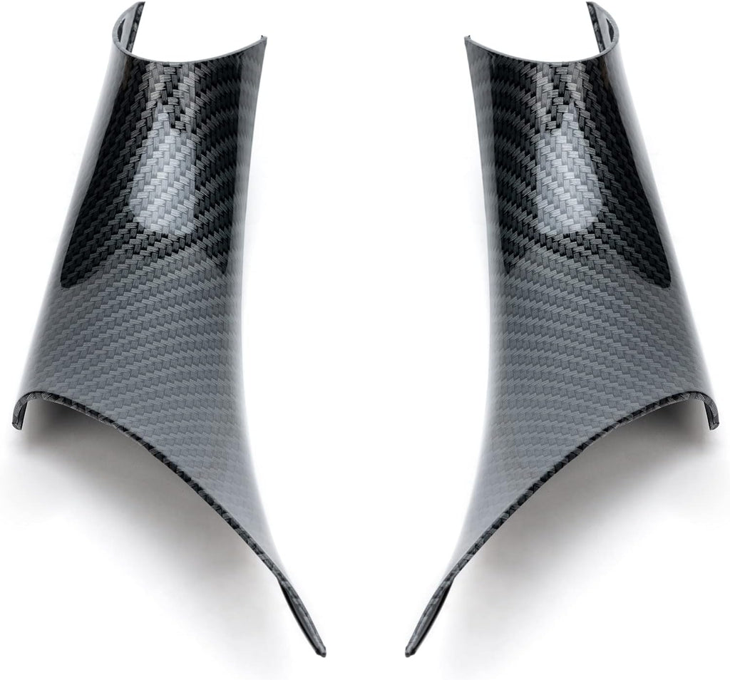 Gelunxin Door Pull Handle Cover for BMW 320,328,330,335,M3 2012-2018 & BMW 428, 435,M4 2014-2017 (Left Front+Right Front, Carbon Fiber)