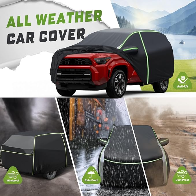 Mixsuper Liner Car Cover for Toyota 4Runner 2002-2026, 7 Layers Waterproof Car - Image 4