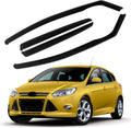 4pcs in Channel Rain Guards Fit