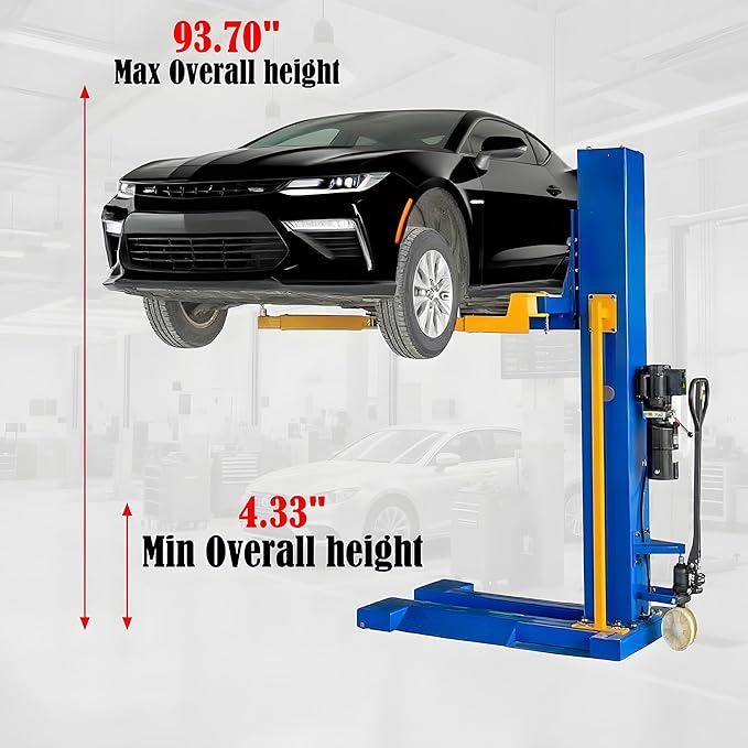 Car Lift Single/2 Post Auto Lifts, 6200/9000/10000LBS Capacity, 240V Hydraulic - Image 3