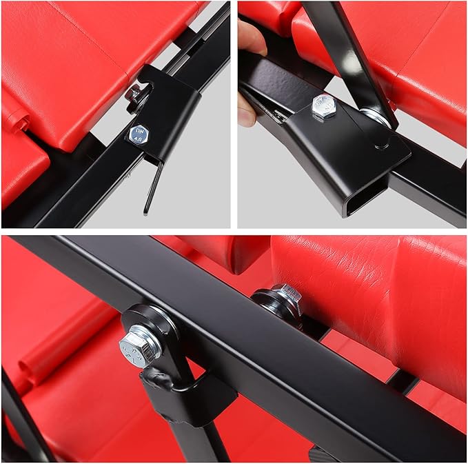 DNA Motoring TOOLS-00192 48" 2 IN 1 Folding Rolling Garage Shop Creeper Roller - Image 6