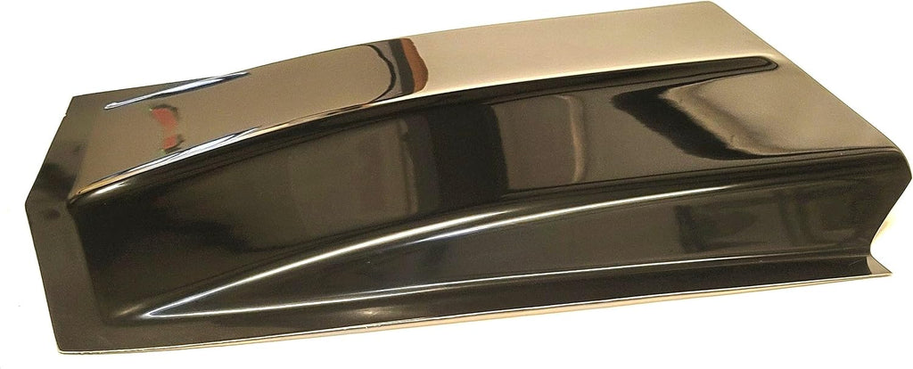Cowl Induction Hood Scoop - 38" L x 4 ½" H x 24½" W SC-1145 - Fiberglass - Black - Unlimited Products