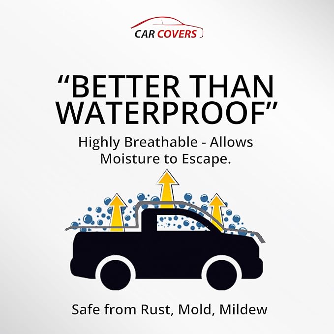 Car Covers Weatherproof Max Truck Cover & Warranty Compatible - Image 3