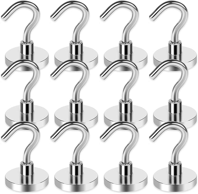 LOVIMAG Strong Magnetic Hooks, 40LBS Neodymium Magnets by LOVIMAG