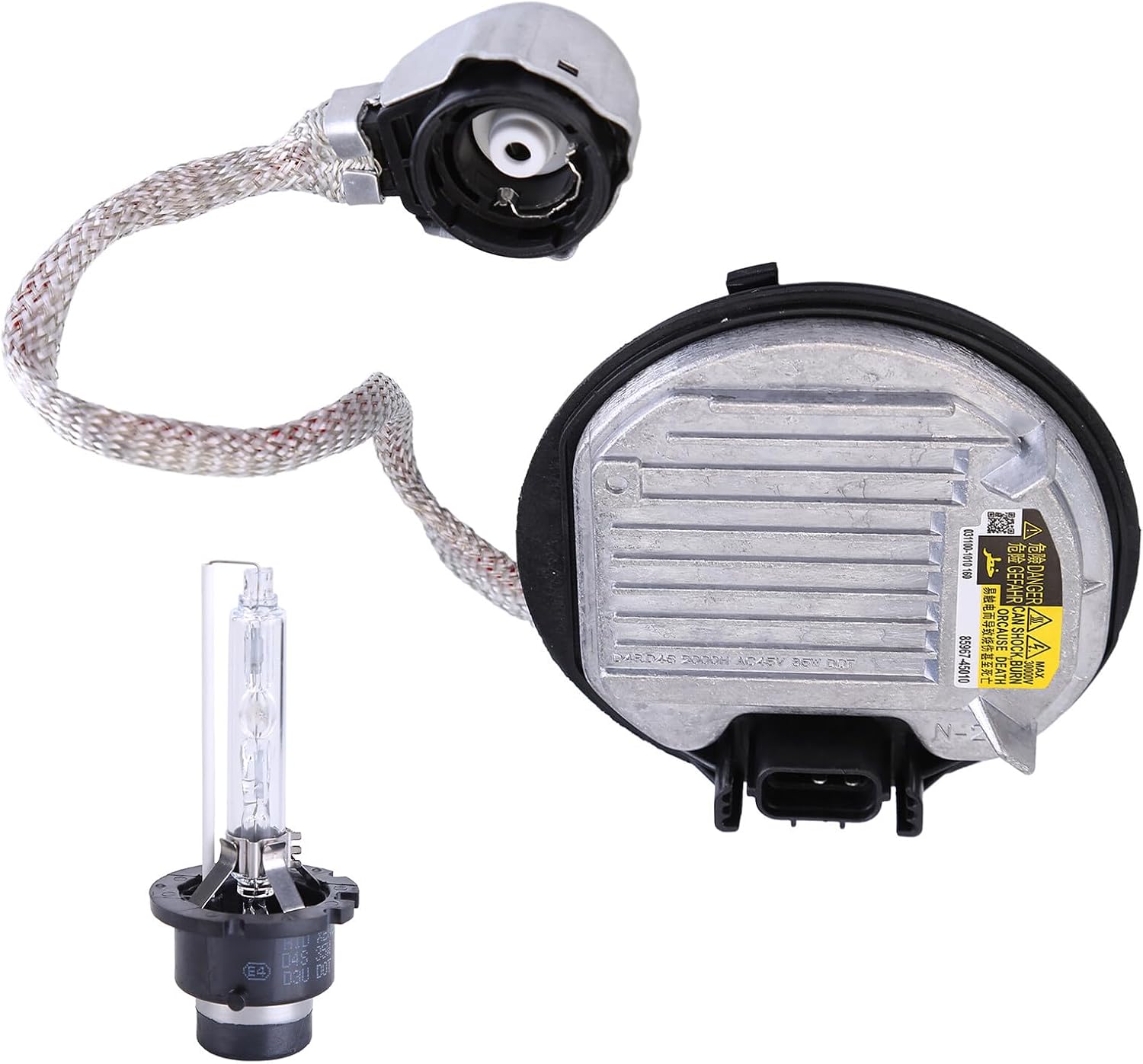 PHEZEN Xenon HID Headlight Ballast Control Unit with D4S Bulb Compatible with 2012-2015 Lexu*s LX570 RX350 IS250 IS350 & 2011-2015 Toyot*a Avalon Prius Avensis,replaces85967-45010 85967-08020