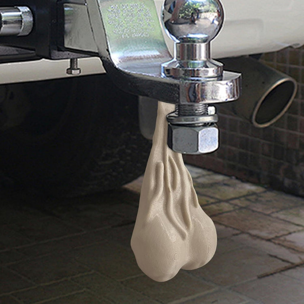 3 Pack Funny Trailer Hitch Cover Balls Nuts, Ridiculous Trailer Hitch Decoration, Trailers Hook Cover, Gag Prank Funny Exterior Vehicle Decoration for Boyfriend Husband Men