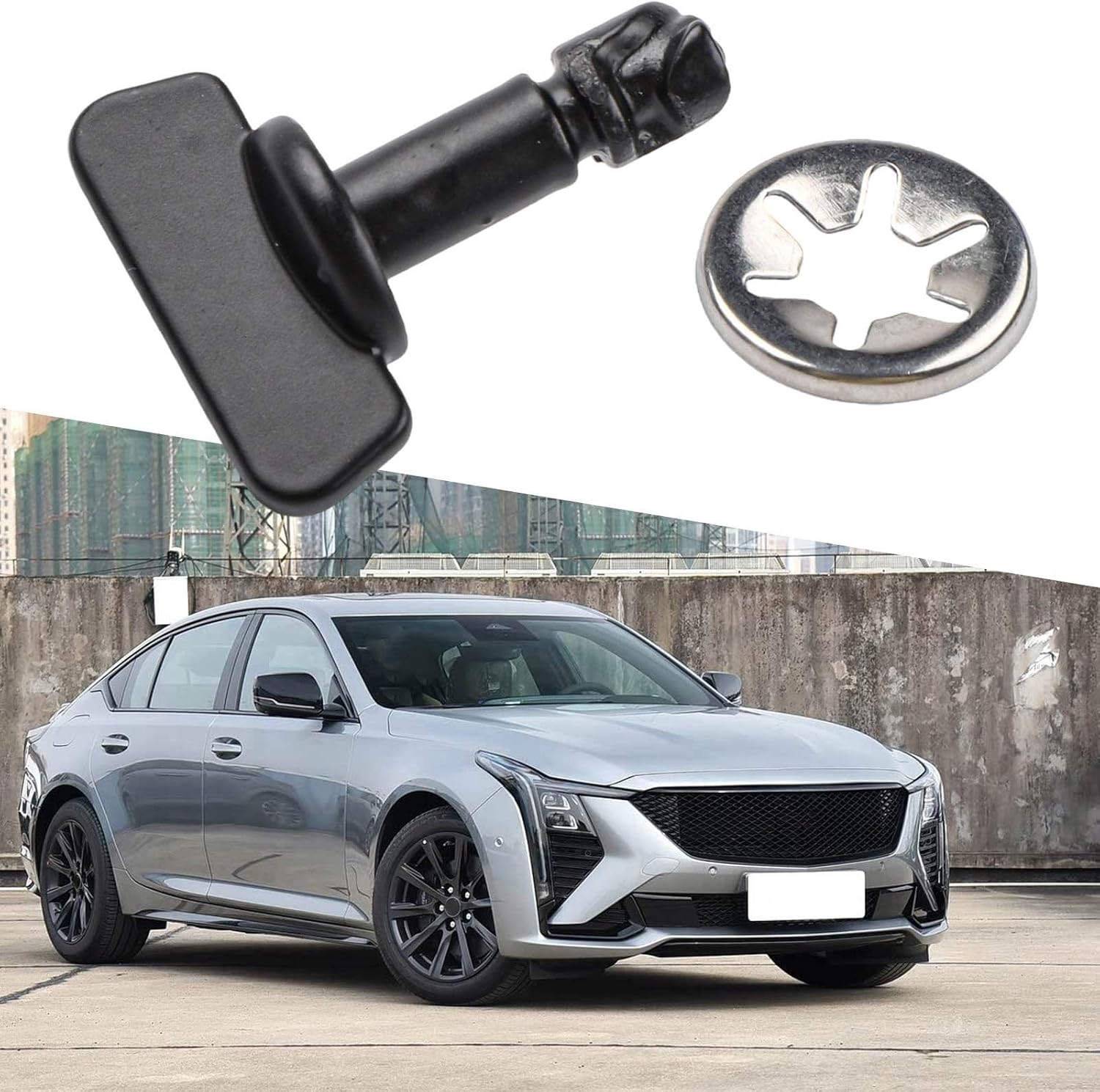 Hitch Cover Bolt With Retainer 11612235,For Chevrolet,For Tahoe,For Suburban Blazer For Gmc For Yukon Acadia Terrain,For Cadillac,For Escalade XT4,For Buick Enclave 2015-2024 (2-Pack)