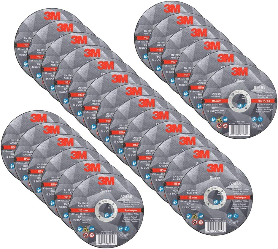 3m silver cut-off wheel, 87465, 36+, t1, 4.5, main product view