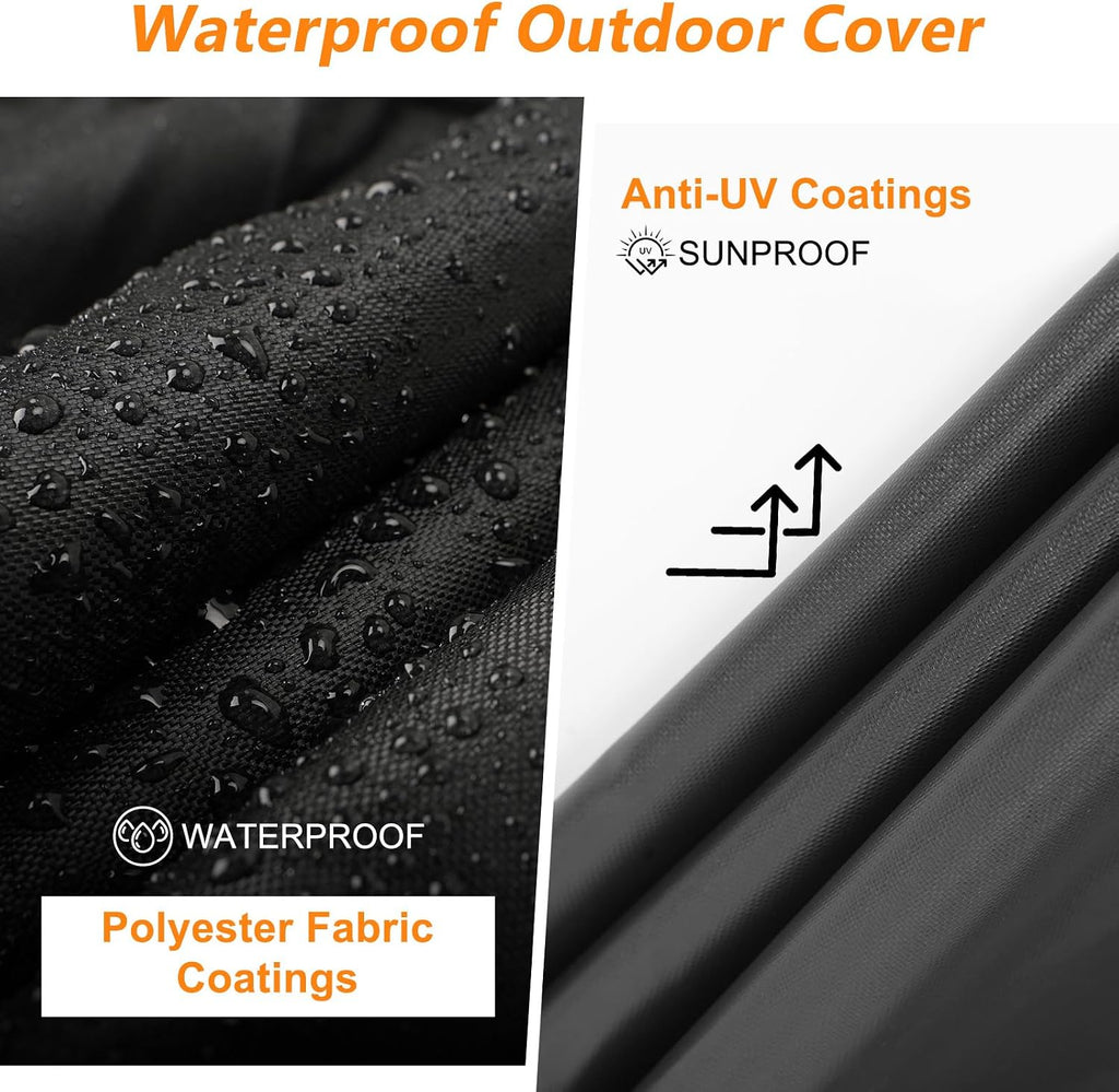 UTV Cover 2 Seater for Polaris Ranger/Can-Am Traxter/General XP 1000 | 210D Oxford & Cotton Lining All-Weather Waterproof Protection Windproof Ranger Cover 2-3 Seater