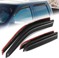 Auto Dynasty 4Pcs Carbon Fiber Pattern Window Visors Compatible