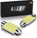 569 578 LED Bulbs Xenon White 570 Lumens Super Bright 3014 48-EX Chipsets 211-2 212-2 LED Bulbs Used for Car Interior Map Dome Lights,Pack of 2