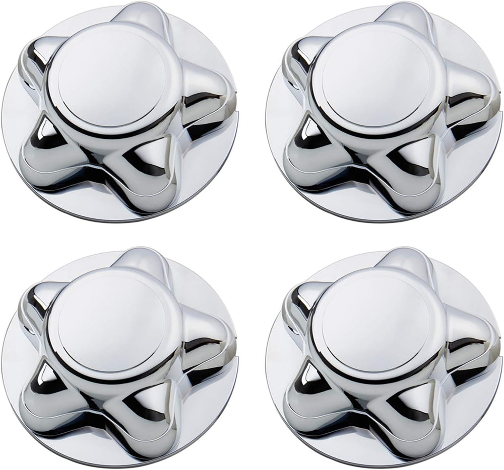 B4B BANG 4 BUCK 4 Packs 7" Center Cap with 5-Lug Steel Wheel Chrome for ...