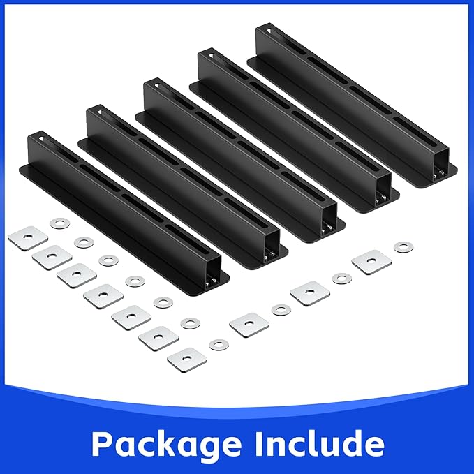 5 Pack Overhead Storage Bin Rack, Ceiling Racks - Image 7