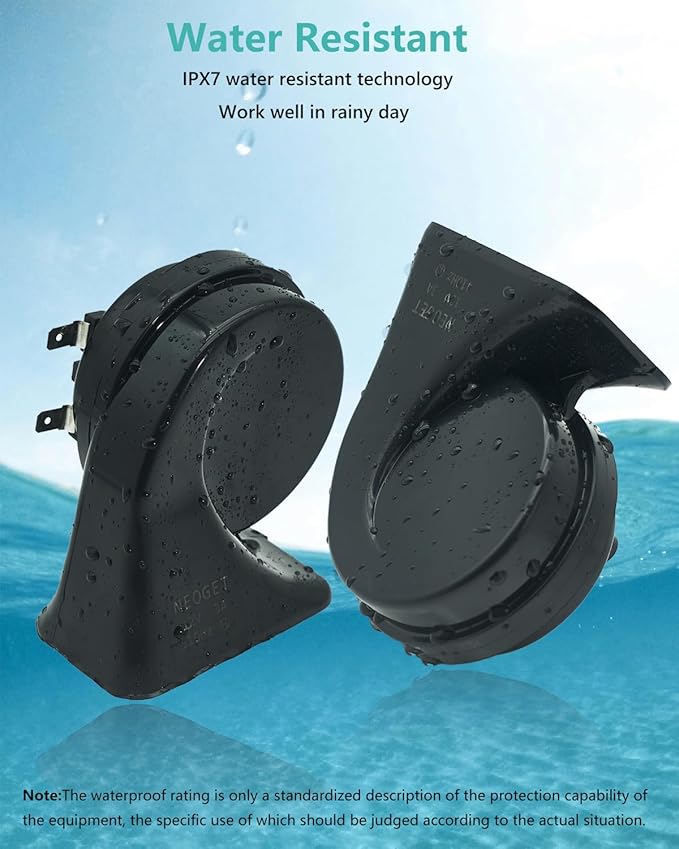 Car Horn 12V Universal Super Loud Auto Horn Electric Waterproof Low High Two - Image 7