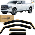 Nilight in Channel Rain Guards for Dodge Ram 1500 2009 2010 2011 2012 2013 2014 by Nilight