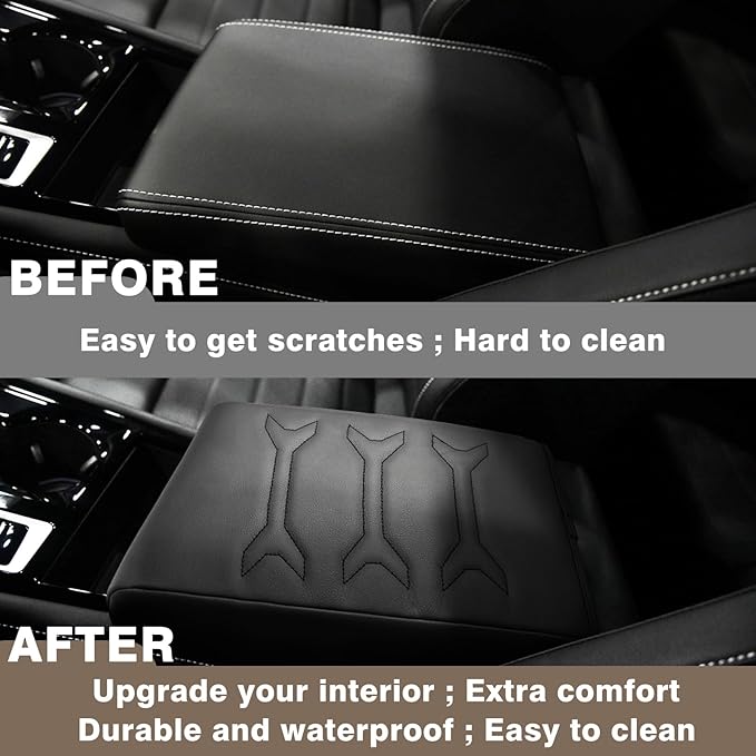 Muslogy for 2024 2025 Atlas & Cross Sport Center Console Pad Armrest Cover - Image 3