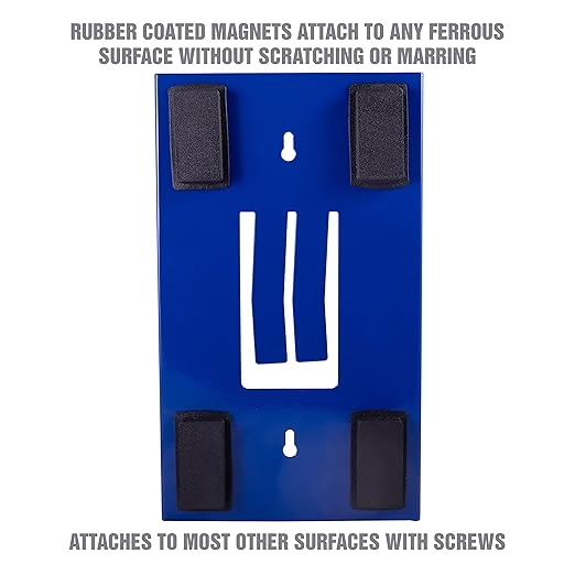 OEMTOOLS 23124 Blue Magnetic Glove Dispenser, Disposable Gloves Box Holder - Image 5