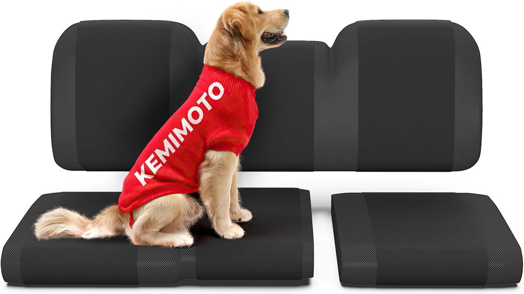 KEMIMOTO 1680D UTV Seat Covers Set Compatible with Polaris Ranger 1000 2020-2026, Polaris Ranger XP 1000 2017-2021, Oxford Fabric Pet Toenail Proof Accessories