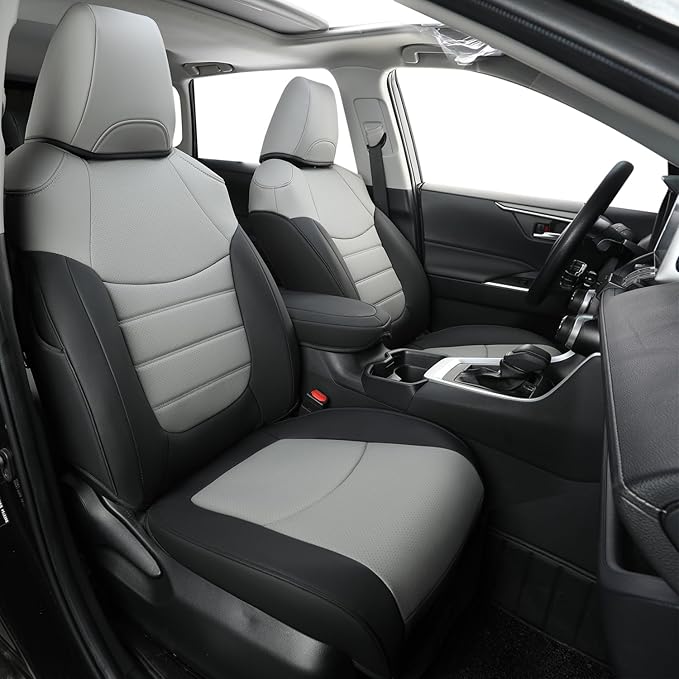 RISINGSTAR Rav4 Hybrid Seat Covers, fit 2019-2025 Toyota Rav4 Hybrid LE by RISINGSTAR