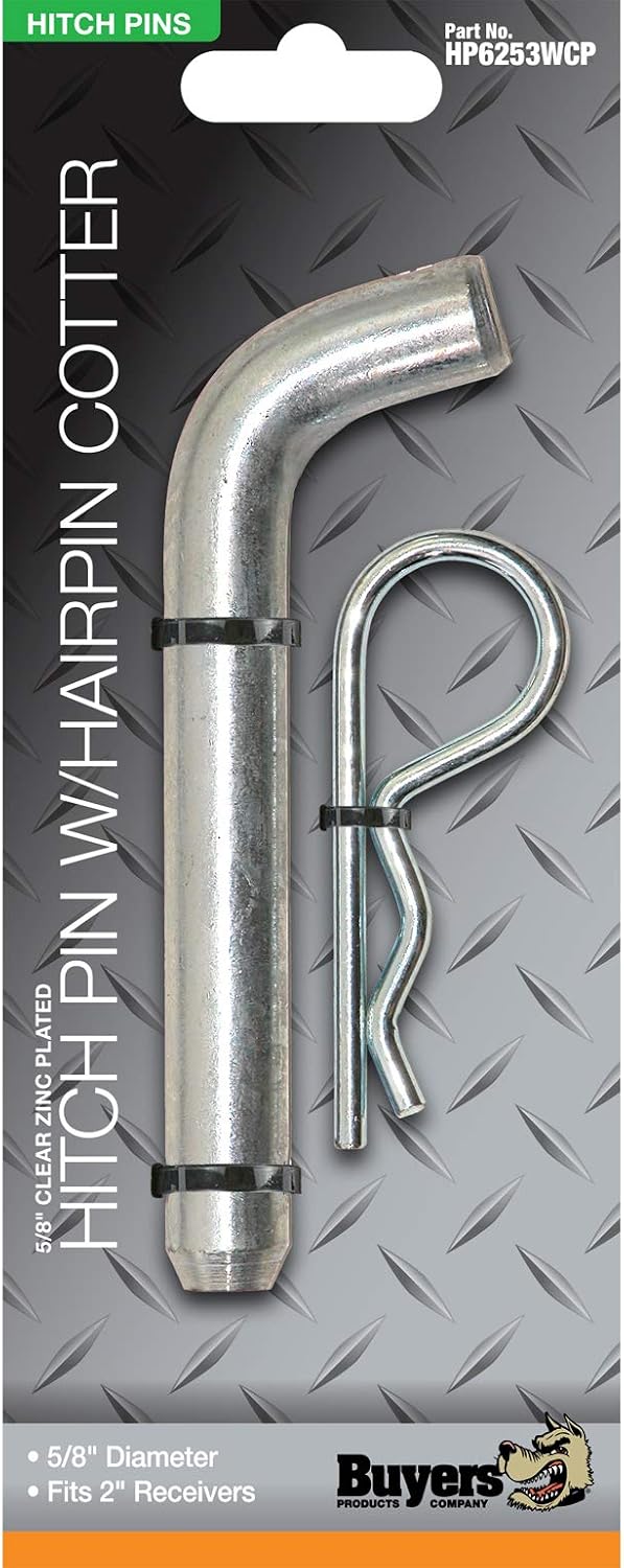 Buyers Products HP6253WC Hitch Pin Assembly,Silver (Pack of 2)