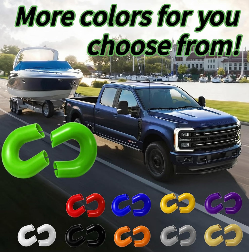 Front Tow Hook Cover for 2017-2026 Ford Super Duty F-250 F-350 F-450,Tow Hitch Covers, Ford Truck Accessories, Pickup Truck Accessories, F250 Must Haves, Silicone, Green (2 Pack)
