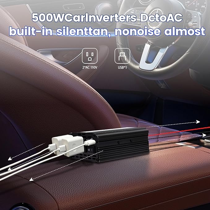 Power Inverter 2000W Car Power Inverters, 12 Volt Inverter - Image 7