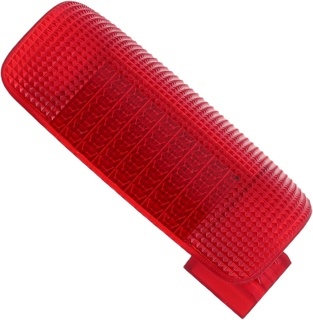 PartyKindom LED Car Door Light Lens for Mid-size Suv Red Plastic Side Door Lamp with Easy Installation and Aesthetic Design