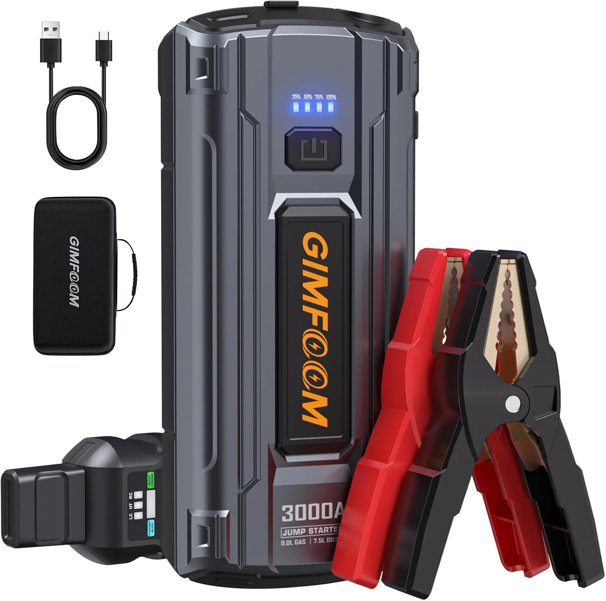 car jump starter, 3000a jump starter battery pack, main product view
