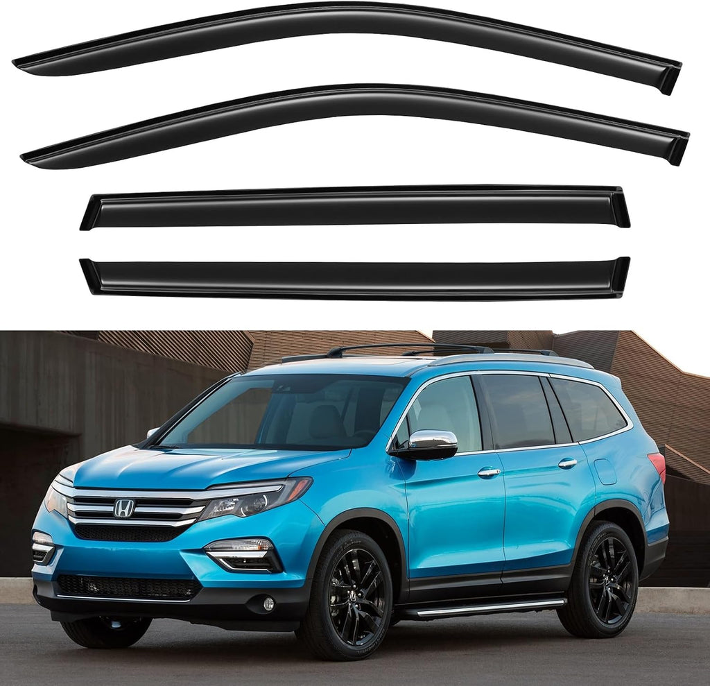 Window Visors Rain Guards for Honda Pilot 2016 2017 2018 2019 2020 2021 2022