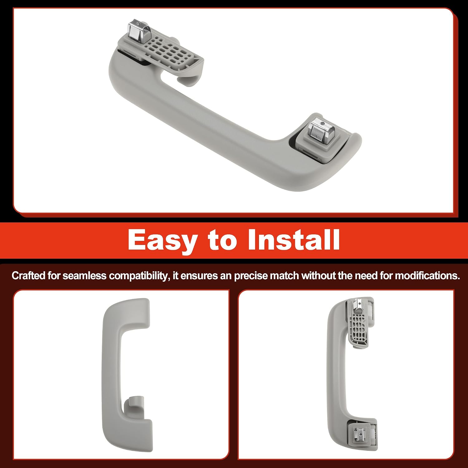 Rear Right Side Roll Bar Grab Handles for Audi Q5 for Audi A4 / A4 Avant Interior Grip Handle Holder with Hook Grip Handle Ceiling Handrail 8K0857607