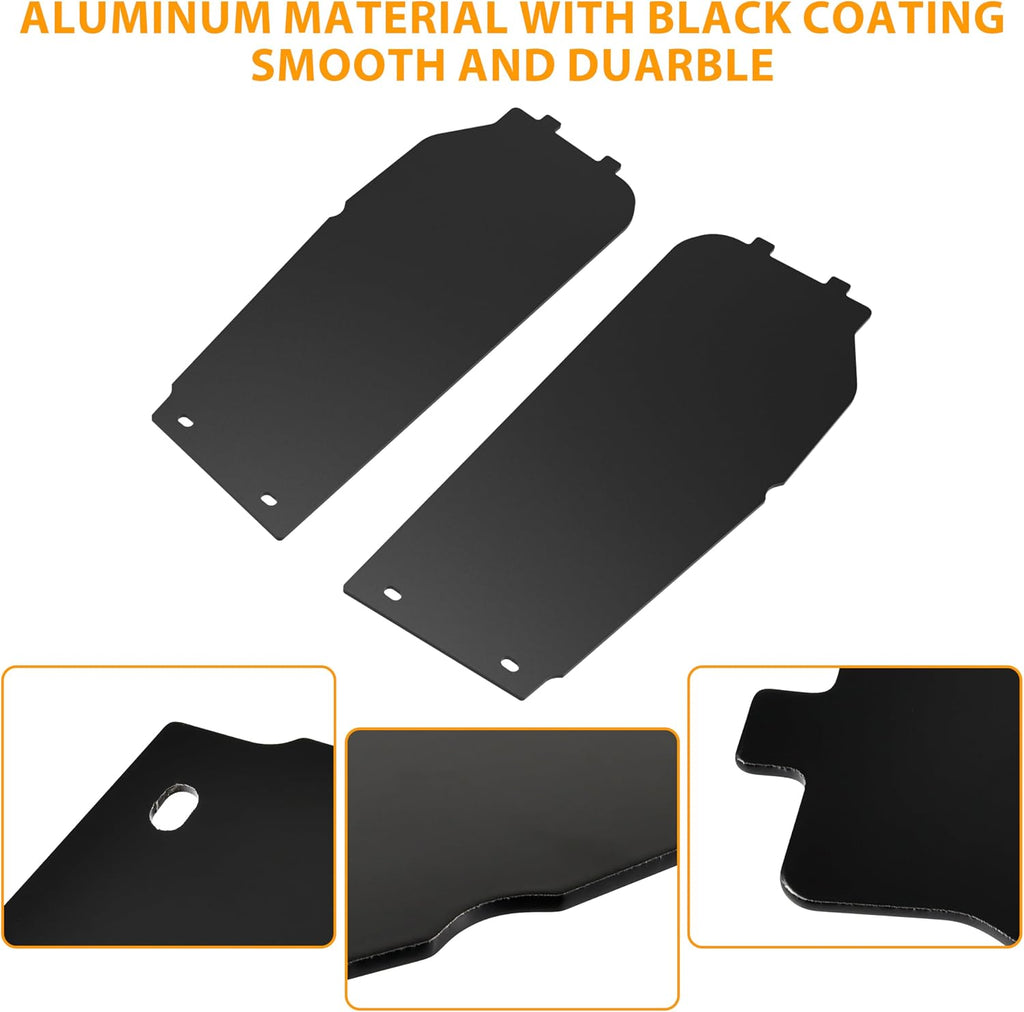 Aluminum Bed Side Doors Panels for Can-Am Maverick R MAX X RS 2024-2025 Accessories, Rear Bed Storage Guards Box Side Door Cover Panels Replace #715009154