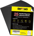 diymag magnetic adhesive sheets,8" x 10" 25 pack, main product view