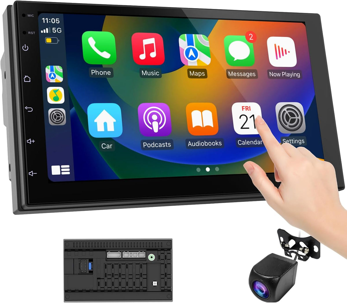 Wireless CarPlay Screen for Car & Android Auto Head Unit