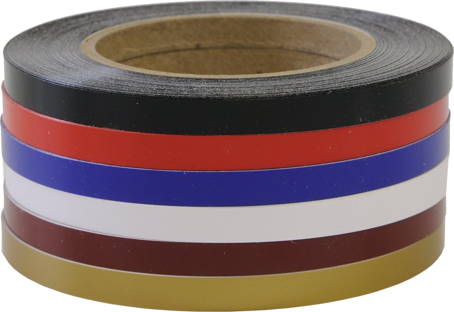 Solid Stripe for Auto Truck Boat - 3mil Vinyl - 1/4" x 50' - Black