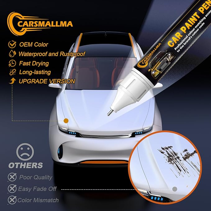 W6H Serenity White Pearl Car Touch Up Paint - Image 4