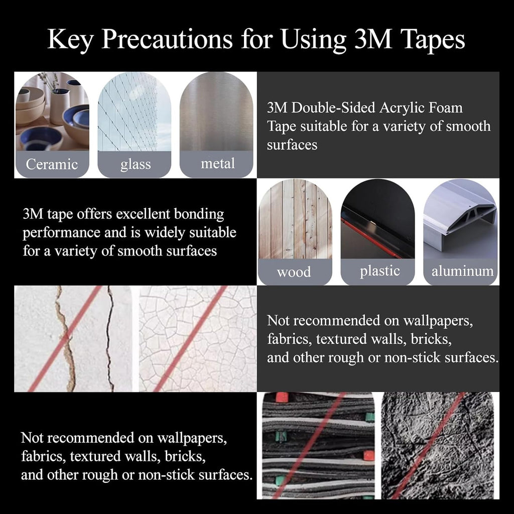 Double Sided Tape Automotive Heavy Duty Made of 3M Acrylic Foam Adhesive Cars Exterior Mounting Tapes Primerless for Attaching Auto Attachment Side Moldings Trim Emblems to Vehicles (16.4 ft, 0.51in)