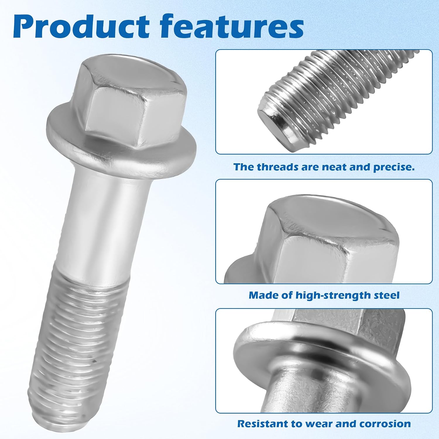 901000285 Wheel Bolt Kit, Compatible with Subaru Wheel Bearing Hub Connection Bolts, Replace Outback Legacy Tribeca Ascent