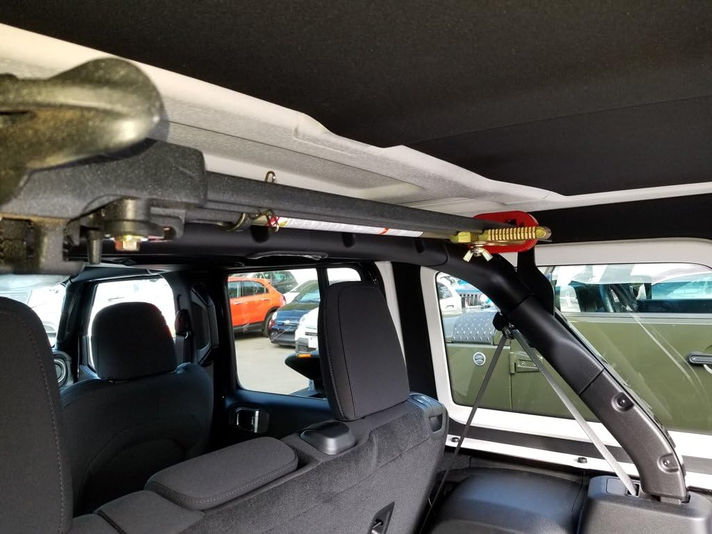 Hi-Lift Jack Mount kit intended for Jeep JL 4-Door Wrangler - Stealth - Made by Dominion OffRoad (Important - Read Fitment Details in Description Below)