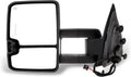 A Pair Heated Towing Mirrors Fits 2015-2019 for Chevy for GMC 2500 HD 3500 HD 2014-2018 for Chevy for GMC 1500, Power Adjusted View Mirror with LED Turn Signal Light