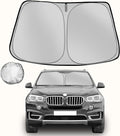 Windshield Sun Shade for 2014-2018 BMW X5 Foldable Sun Sunshade for Car Front by Fonowka