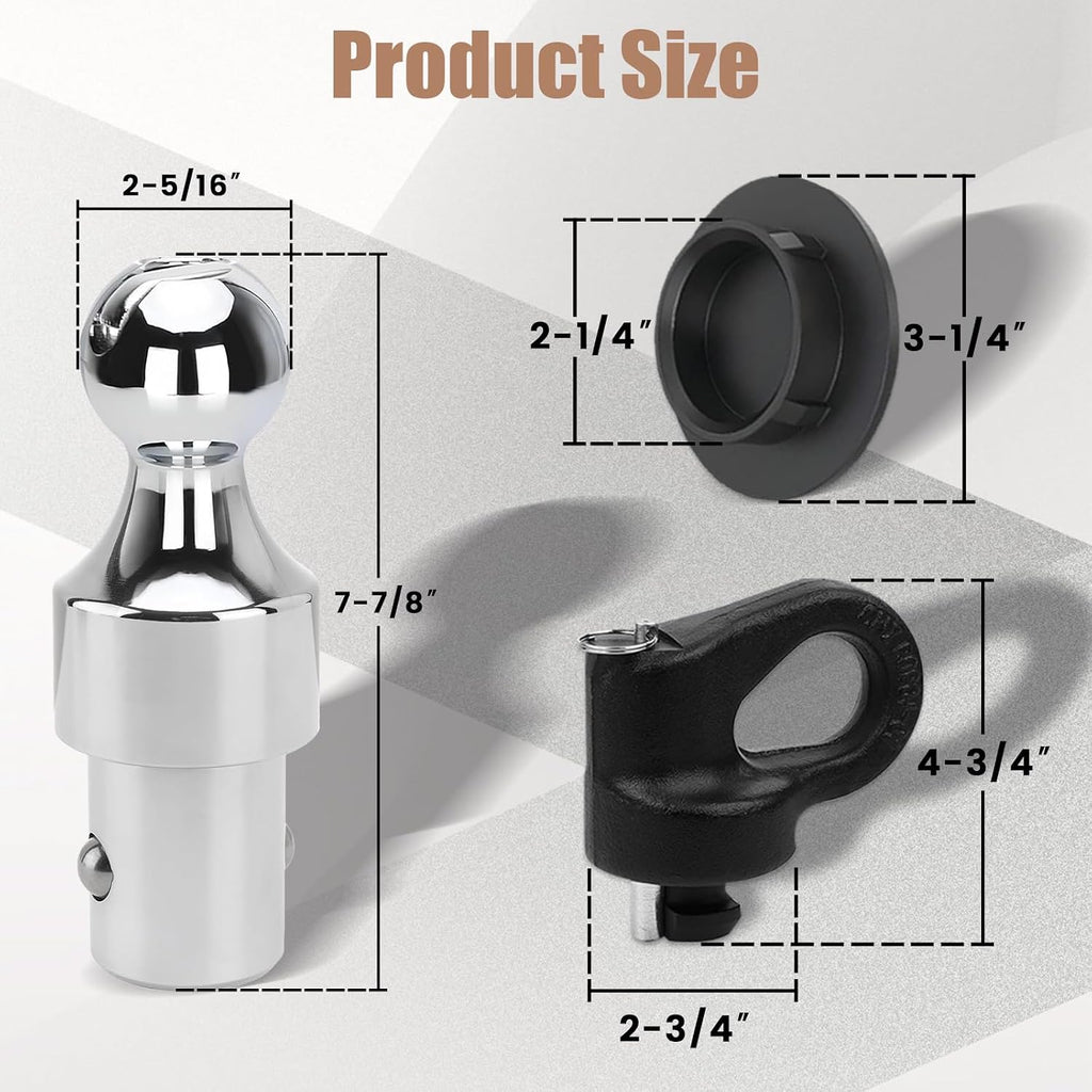 60639 Puck System Gooseneck Hitch Kit, 2-5/16 Inch Ball, Compatible with 2013-2024 Ford F250 F350 F450, 2016-2024 Chevrolet Silverado, Nissan Titan XD & GMC Sierra, 38000 lbs GTW/9500 lbs VT
