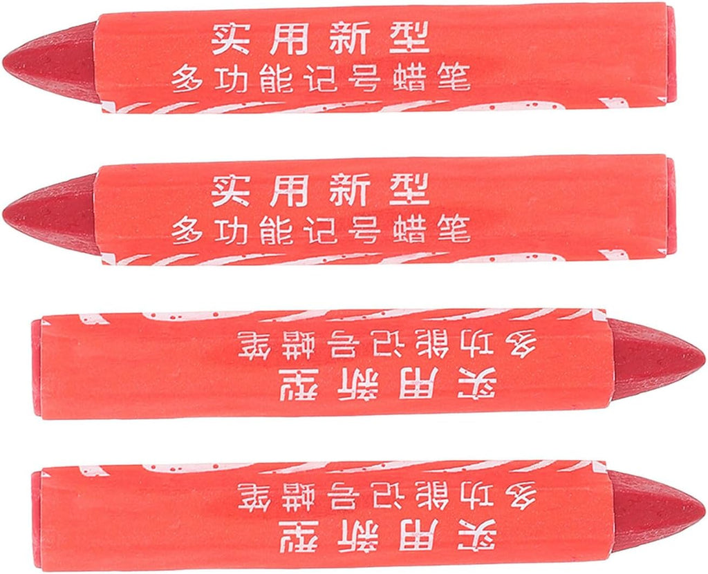 4pcs Waterproof Tire Marking Crayons Oil Resistant Tire Marker Pens for Visibility on Wood and Ceramics for Marking Repair Positions