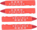 Luxshiny 4pcs Tire Marker Pens for Car Tires with Waterproof Red Wax Crayon Ink Easy to Carry for Marking Repair Positions