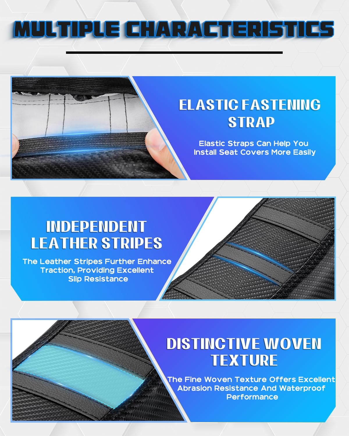 MX350 Seat Cover, E Dirt Bike Gripper Rubber Cover for Razor MX350/400, BLACK
