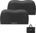 RVMATE RV Tire Covers - Dual Axle Wheel Cover (2 Pack) Fits 24"-27" Tires, Waterproof Anti-UV 600D Oxford Black Dual Tire Covers for RV/Truck/Trailer