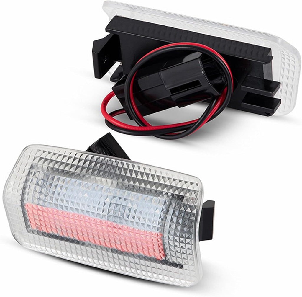 Yankok LED Door Courtesy Lights White Red for TYT Camry Avalon Highlander Sienna Tundra Sequoia Prius 86 Scion FR-S Subie BRZ Lexs IS ES GS GX LX LS RC RX