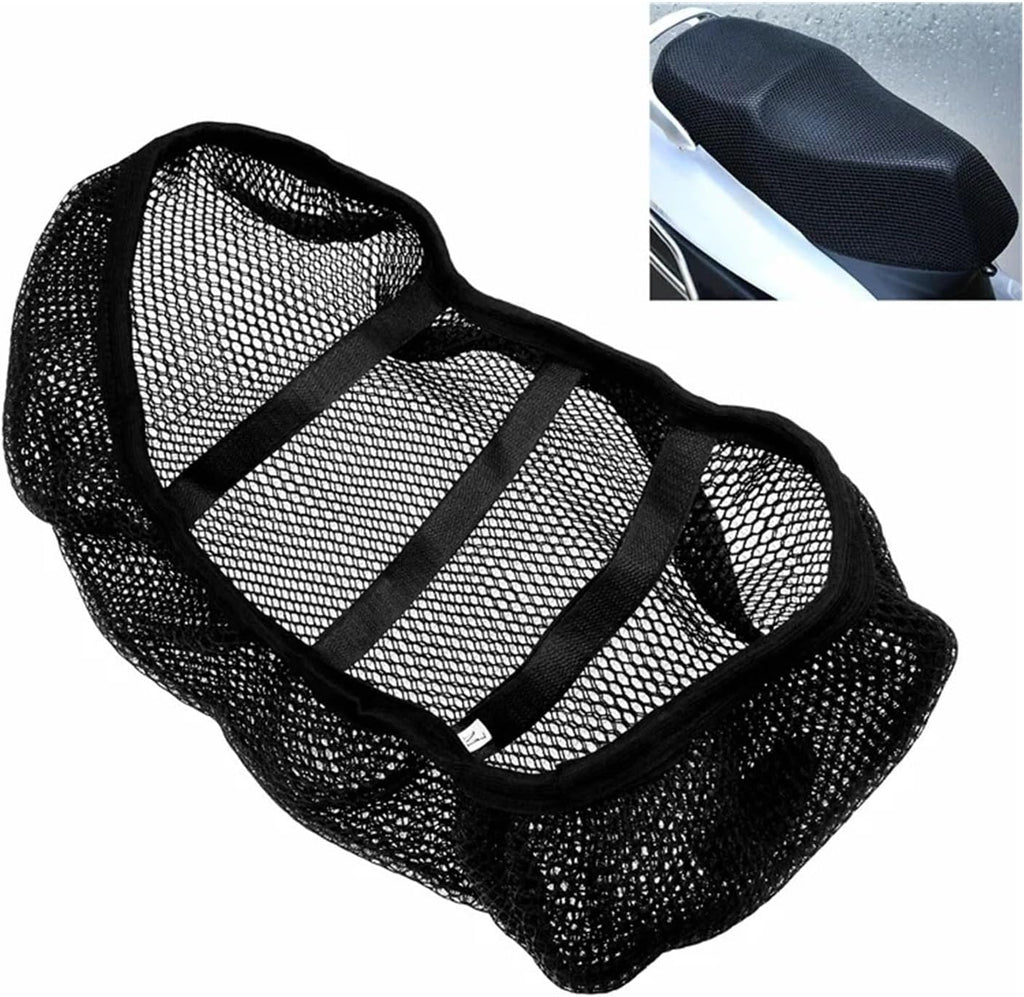 Universal Motorcycle 3D Seat Cushion Cover Net Heat Insulation Mesh Protector Anti-Slip S/M/L/XL/XXL/XXXL for Hon&da for Kawa&saki Seats Protectors